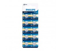 10 STUKS PHILIPS A76, LR44, L1154, AG13