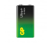GP 9VOLT, 6LR61, ULTRA+ ALKALINE G-TECH