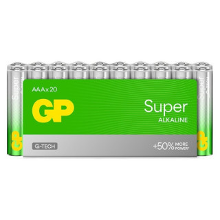 20 STUKS GP 24AS, LR03, AAA SUPER G-TECH