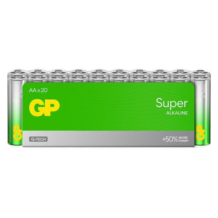 20 STUKS GP 15AS, LR06, AA SUPER G-TECH