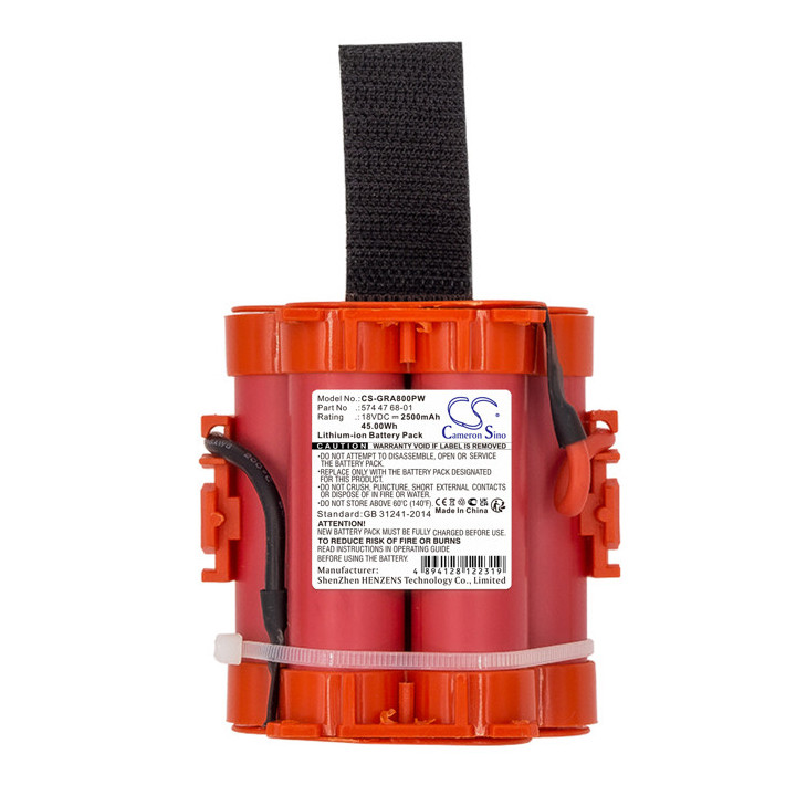 BATTERY FOR GARDENA ROBOTIC, HUSQVARNA, FLYMO 2,5A