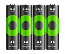4 STUKS GP RECYKO PRO OPLAADBAAR AA 2000