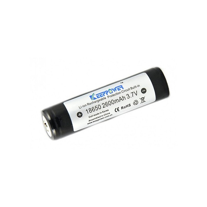 KEEPOWER 18650 LI-ION 2600MAH protected