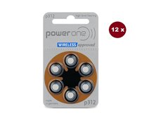 POWERDEAL 72 PCS VARTA POWER ONE 312, PR41 HEARINGAID BATTERIES