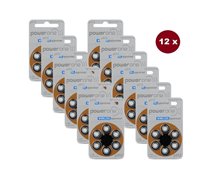 POWERDEAL 72 PCS VARTA POWER ONE 312, PR41 HEARINGAID BATTERIES