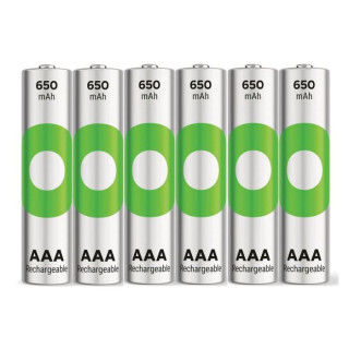 POWERDEAL 6 x OPLAADBAAR RECYKO 650AAA
