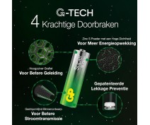 4 STUKS GP 15AS, LR06, AA SUPER ALKALINE