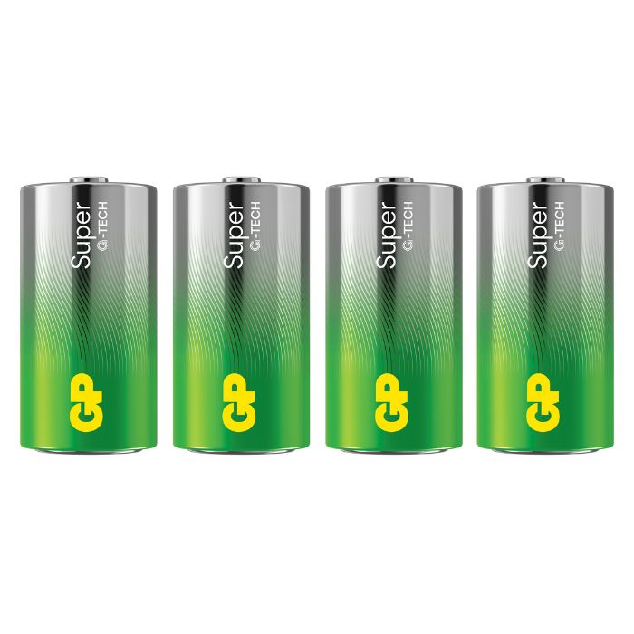 4 STUKS GP 14AS, LR14, C SUPER G-TECH
