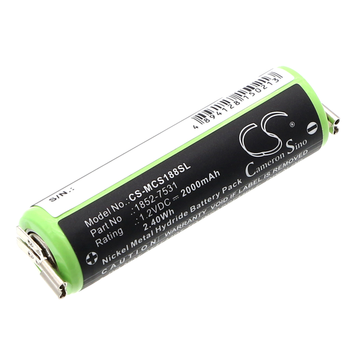 BATTERY FOR BRAUN 1008 / PHILIPS HX5350 (Ø14,5mm) BATTERY FOR BRAUN 1008 / PHILIPS HX5350 (Ø14,5mm)