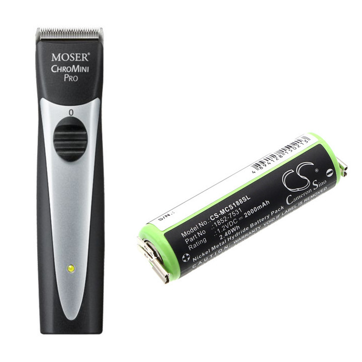 BATTERY FOR BRAUN 1008 / PHILIPS HX5350 (Ø14,5mm)