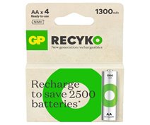 4 STUKS GP RECYKO OPLAADBAAR AA 1300mAh