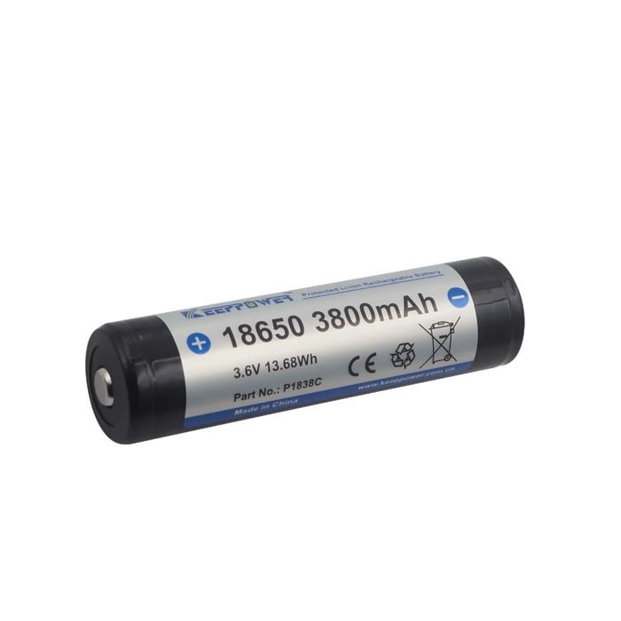 KEEPPOWER 18650 LI-ION PROTECTED 3800mAh KEEPPOWER 18650 LI-ION PROTECTED 3800mAh