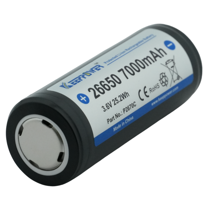 KEEPPOWER 26650 PROTECTED 7000mAh
