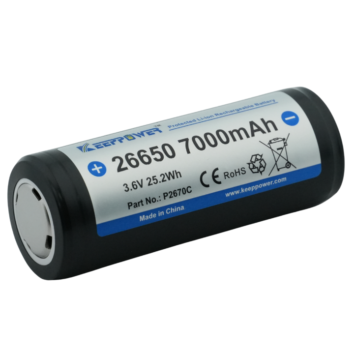 KEEPPOWER 26650 PROTECTED 7000mAh