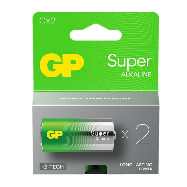 2 PIECES GP 14AS, LR14, C SUPER G-TECH