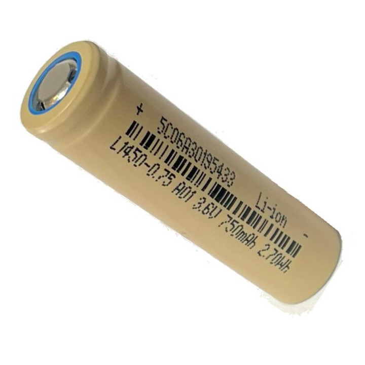 LI 14500AC UNPROTECTED 750mAh