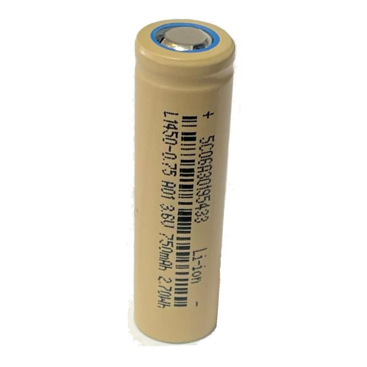 LI 14500AC UNPROTECTED 750mAh