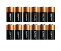 12 PIECES DURACELL CR123 LITHIUM 3VOLT