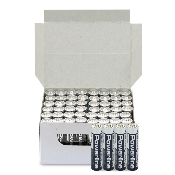 10 STUKS AAA PANASONIC POWERLINE INDUSTRIAL LR03