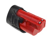 ACCU VOOR MILWAUKEE C12,M12 series 12VOLT 2AH