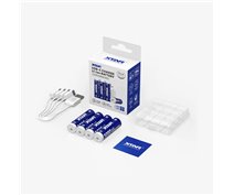 4 PCS XTAR 14500 AA 1,5V. 3000mAh protected USB-C
