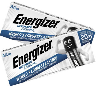 20 PCS ENERGIZER L91 ULTIMATE LITHIUM AA