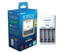 ENELOOP BQ-CC51E BATTERIJLADER + 4xAA ENELOOP 2000mAh