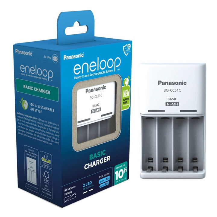ENELOOP BQ-CC51E CHARGER INCL. 4XAA 2000mAh