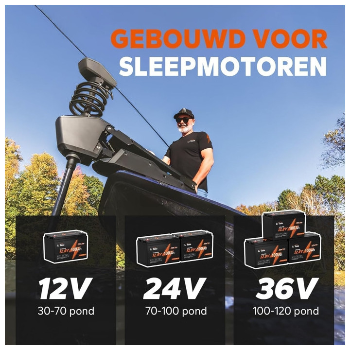 LiTime 12VOLT 100AH TROLLING MOTOR