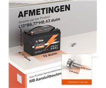 LiTime 12VOLT 100AH BASIC DEEP CYCLE