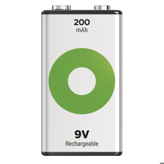 GP 20R8H RECYKO RECHARGEABLE 9VOLT 200mAh