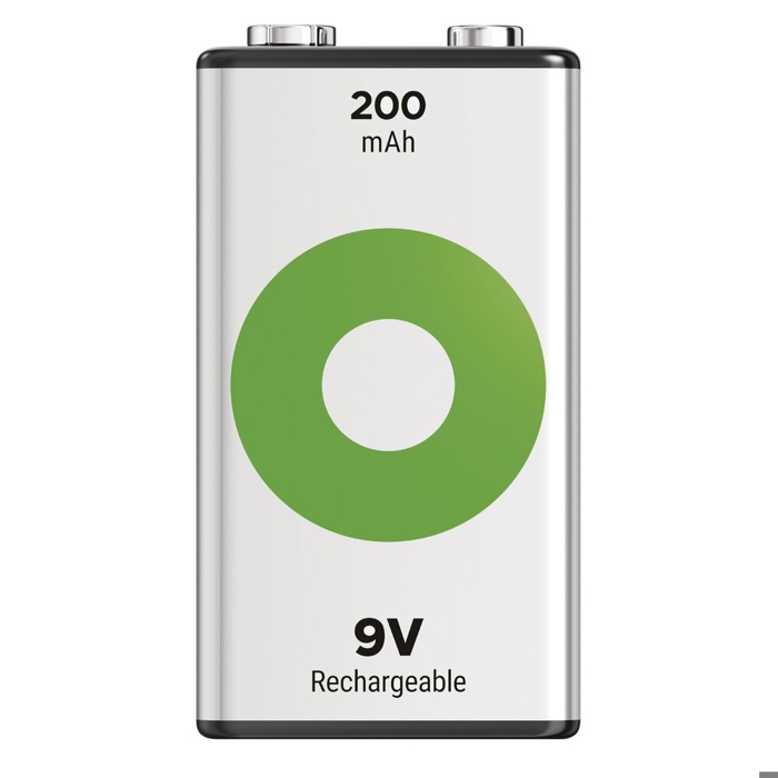 GP 20R8H RECYKO OPLAADBAAR 9VOLT 200 mAh
