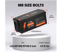 LiTime 24VOLT 100AH BASIC DEEP CYCLE