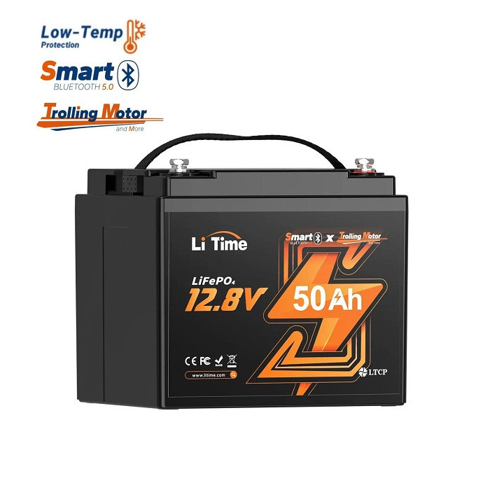 LiTime 12VOLT 50AH TROLLING SMART
