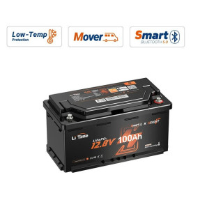 LiTime 12VOLT 100AH MOVER G49 BLUETOOTH