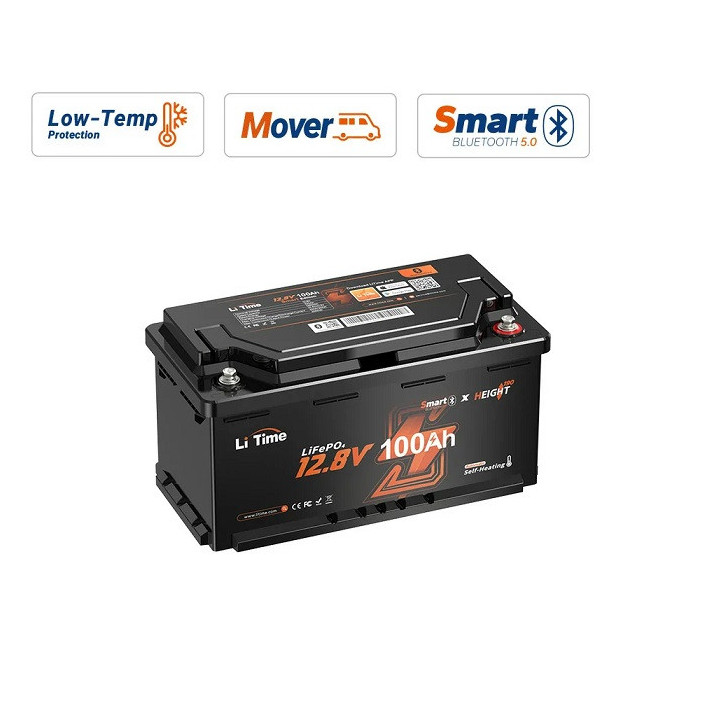 LiTime 12VOLT 100AH MOVER G49 BLUETOOTH