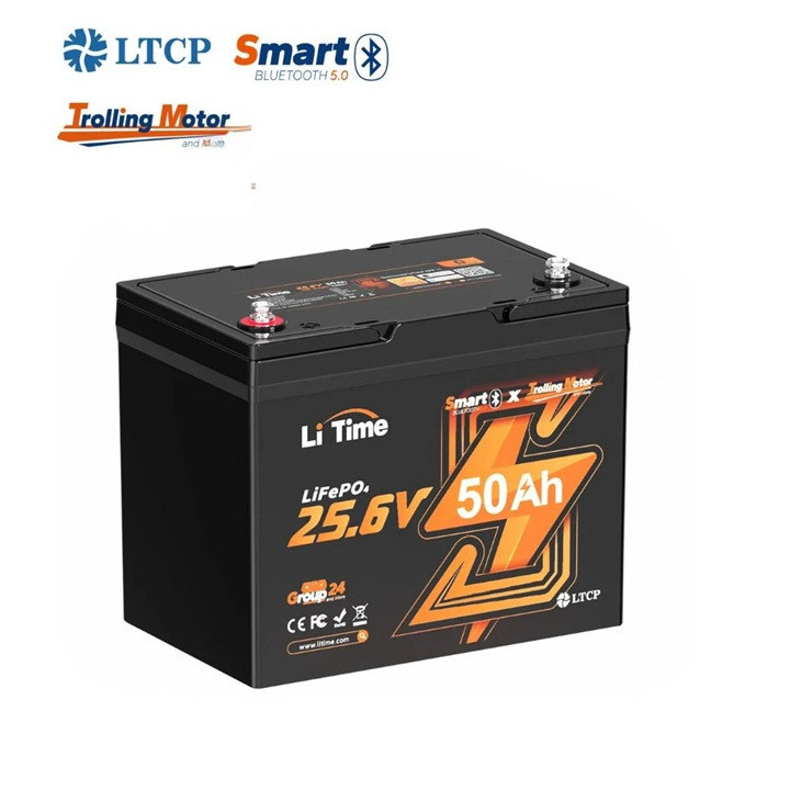 LiTime 24VOLT 50AH TROLLING BLUETOOTH