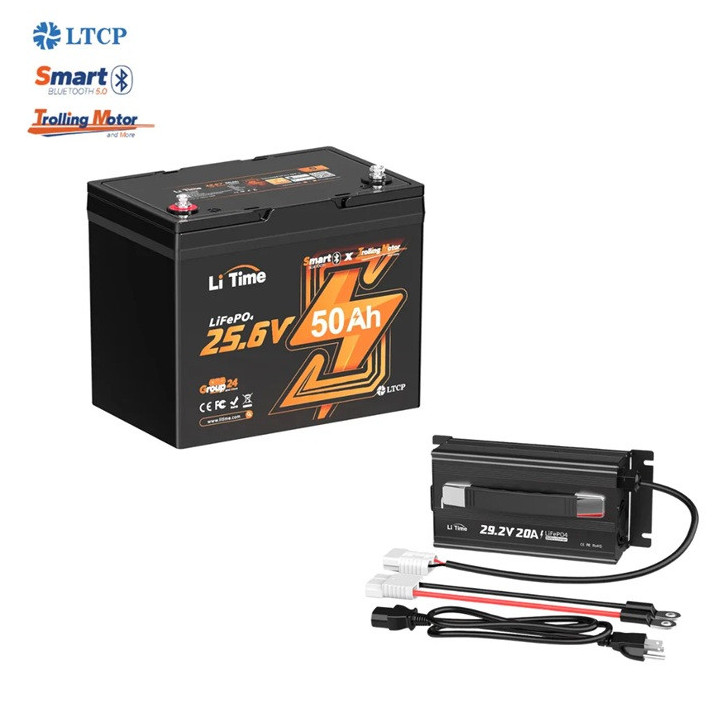 LiTime 24VOLT 50AH TROLLING BLUETOOTH