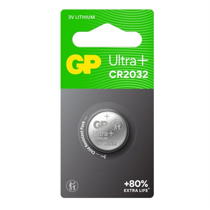 BUTTONCELL GP CR2032 ULTRA+ LITHIUM