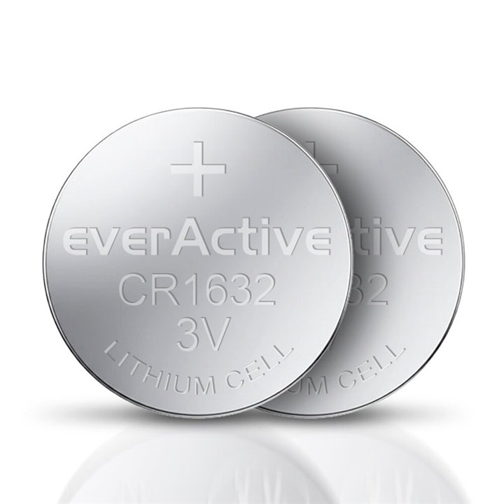 5 STUKS KNOOPCEL LITHIUM EVERACTIVE CR1632