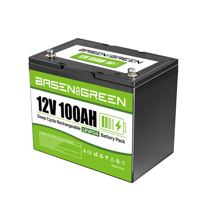 BASENGREEN 12V. 100AH G24 BLUETOOTH+CHARGER 10A