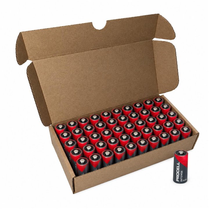 50 STUKS PROCELL INTENSE CR123 LITHIUM BATTERIJEN