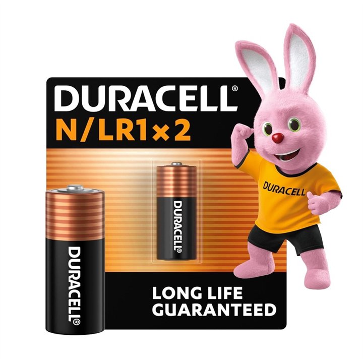 2 STUKS DURACELL MN9100, LR1, N, LONGLIFE