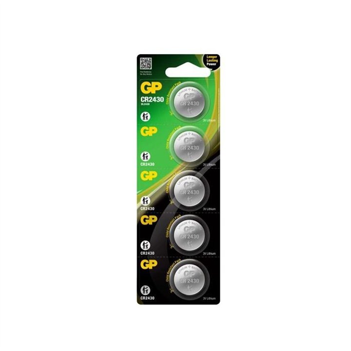 5 STUKS KNOOPCEL GP CR2430 LITHIUM