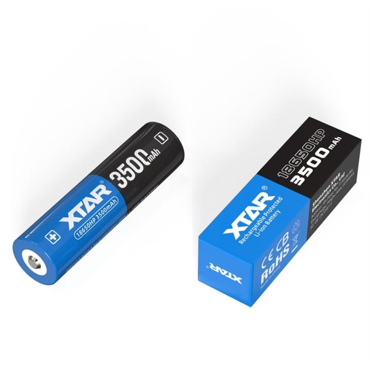 XTAR 18650 LI-ION PROTECTED 3500mAh 15A