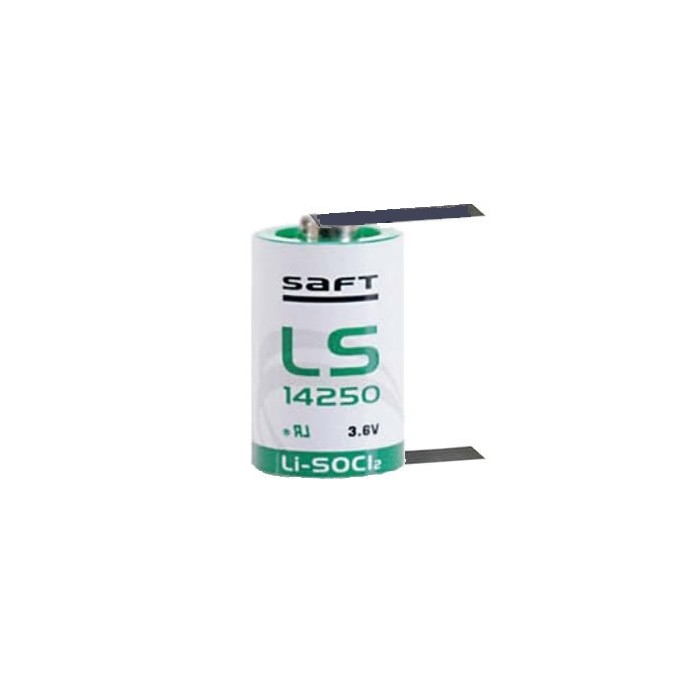 SAFT LS14250 1/2AA 3,6VOLT tagged SAFT LS14250 1/2AA 3,6VOLT tagged