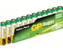 12 stuks GP24A LR03 AAA Super Alkaline