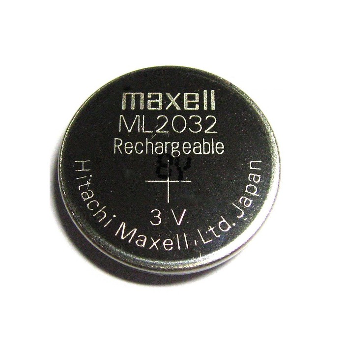 Uitwisseling Grijp Mobiliseren MAXELL ML2032 OPLAADBARE KNOOPCEL 3 VOLT