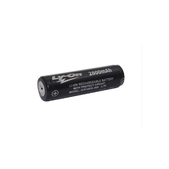 LY-ON ICR18650-26F PROTECTED 2600Mah